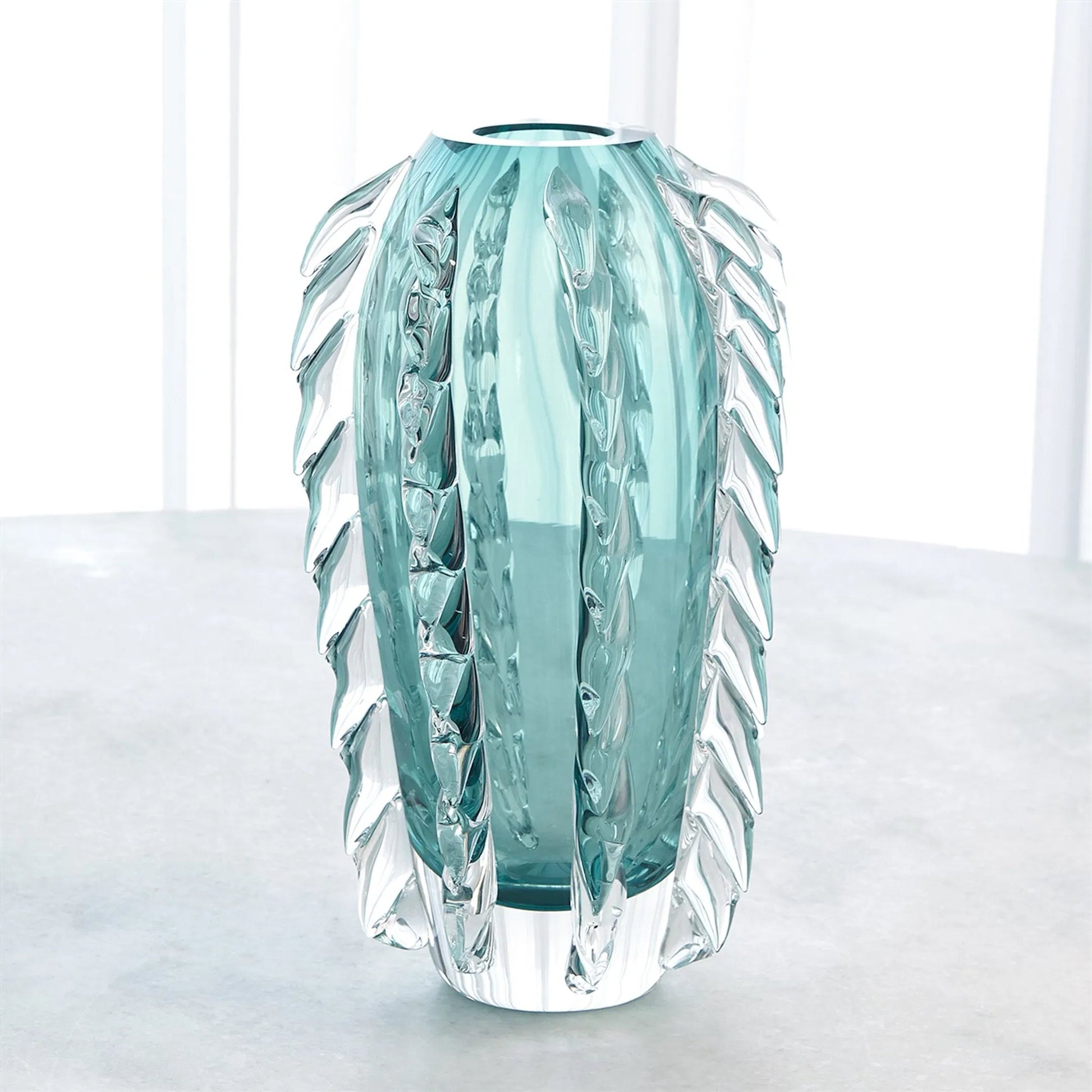 Fringe Vase by Global Views in red. Made from unique in a unique style.