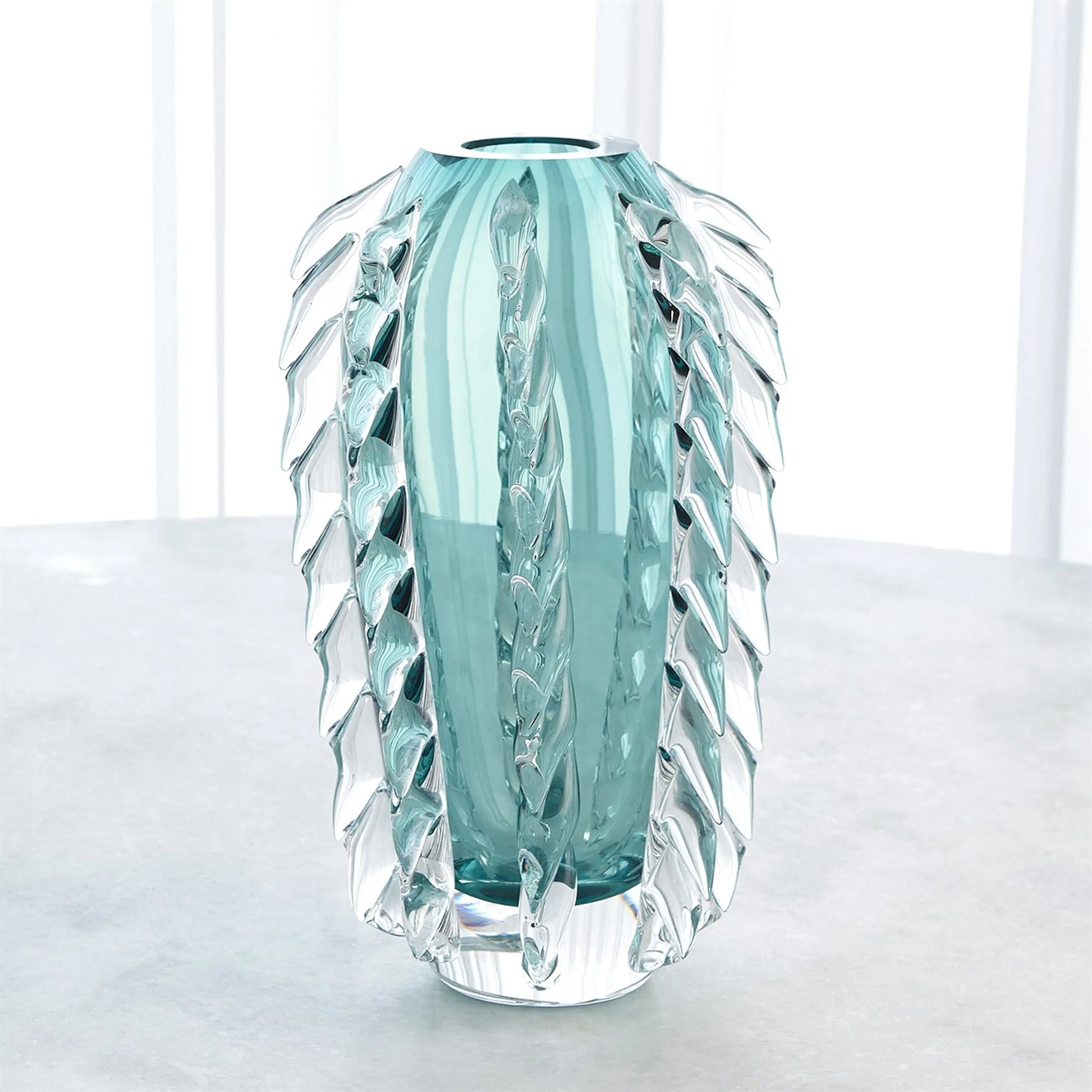 Fringe Vase by Global Views in red. Made from unique in a unique style.