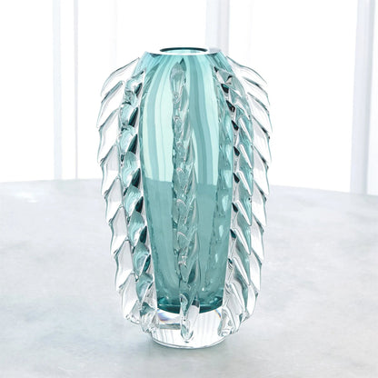 Fringe Vase by Global Views in red. Made from unique in a unique style.