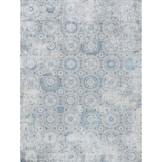 The Met X Exquisite Rugs Legacy 5662 Rug by Exquisite Rugs in ivory, blue. Made from polyester in a unique style.