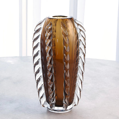 Fringe Vase by Global Views. Made from art glass in a unique style.
