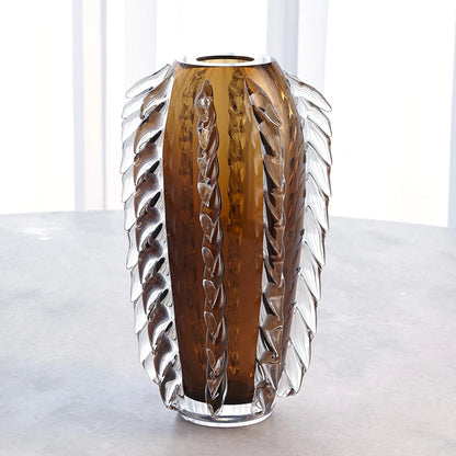 Fringe Vase by Global Views. Made from art glass in a unique style.