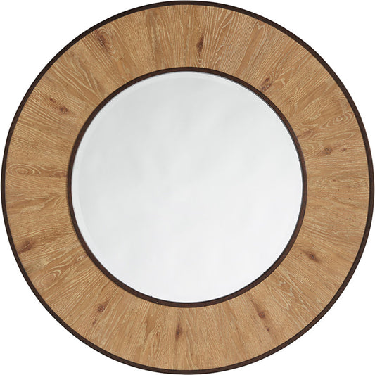 Carins Round Mirror by Tommy Bahama Home. Made from unique in a coastal style.