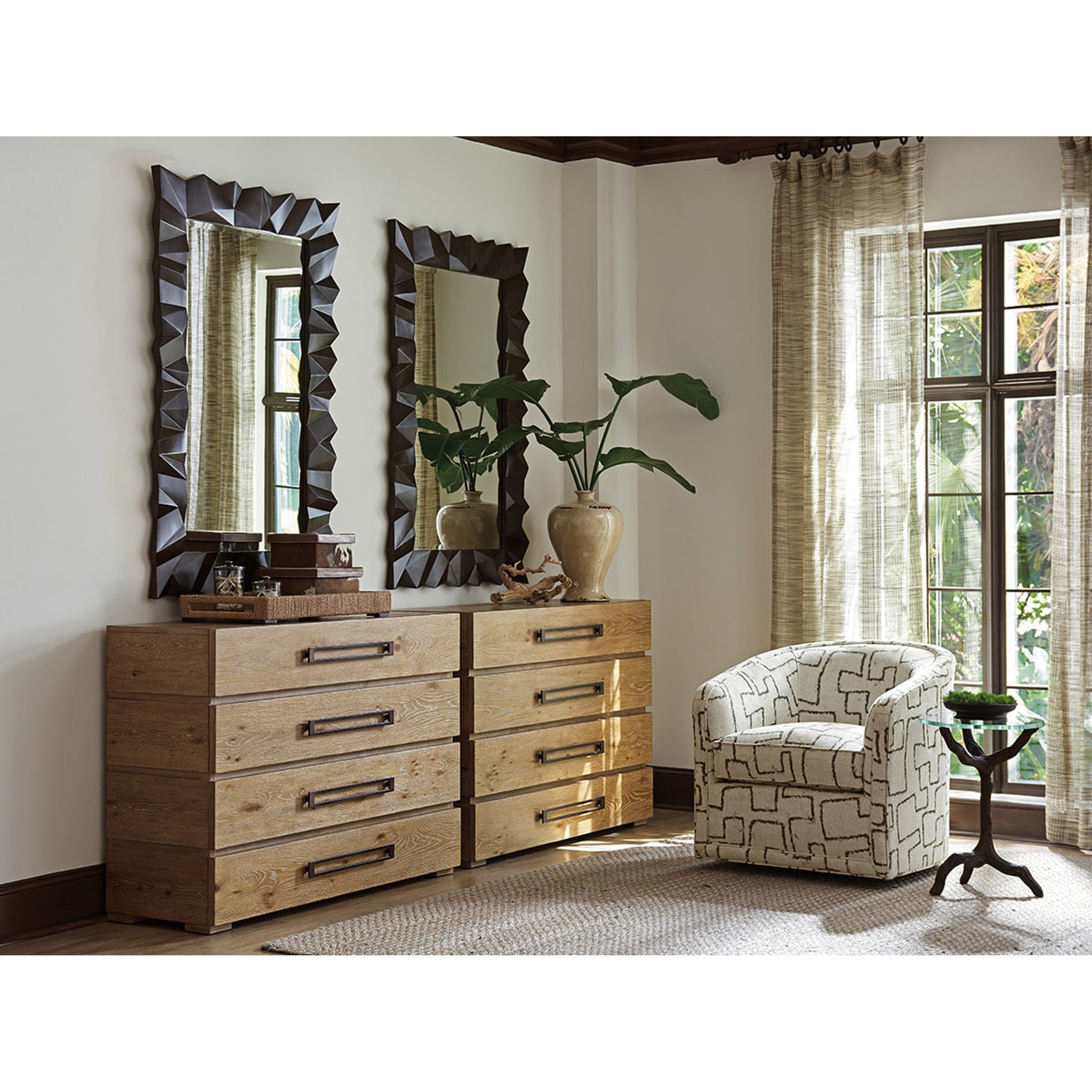 Carlisle Rectangular Mirror by Tommy Bahama Home. Made from unique in a modern style.