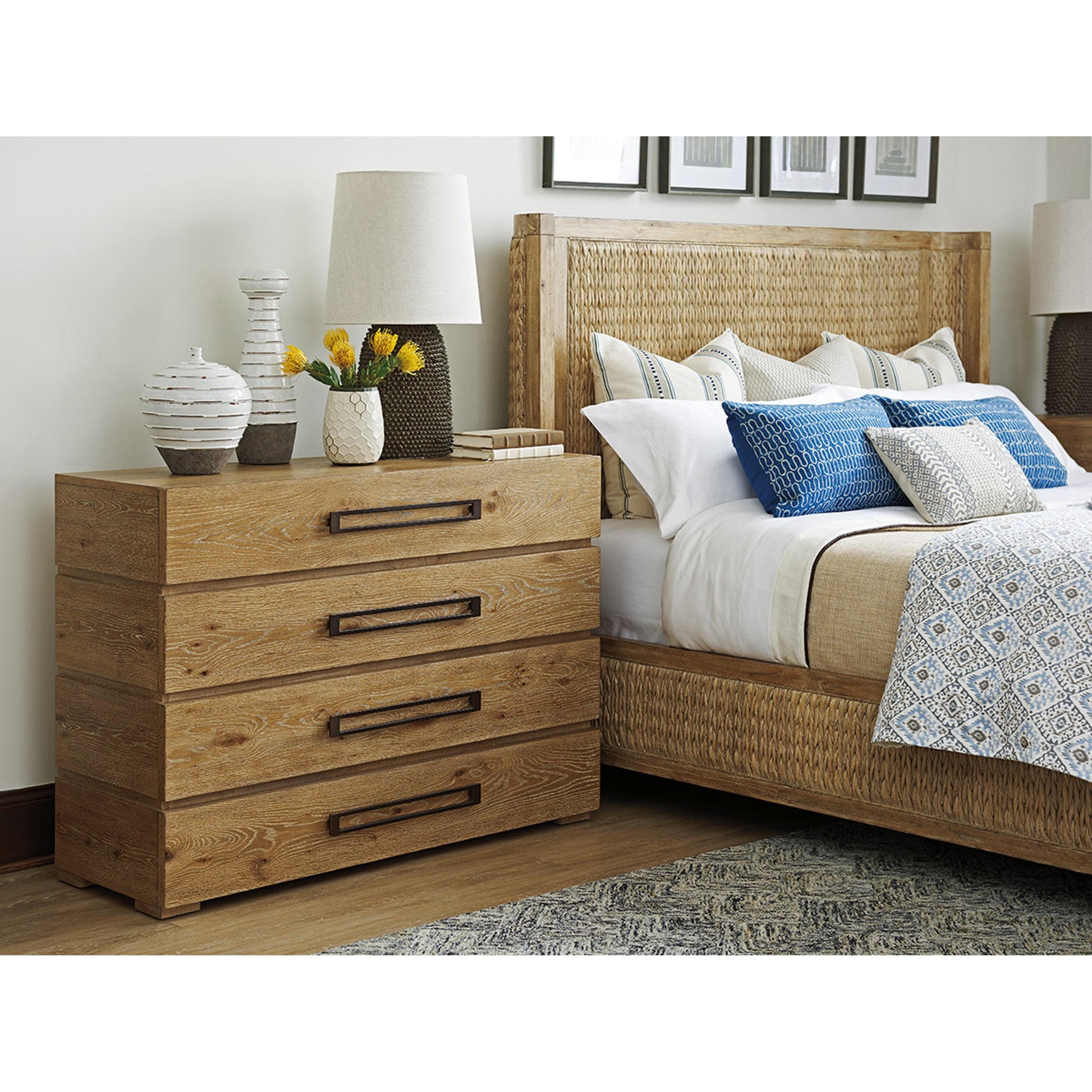 Ivory Coast Woven Bed by Tommy Bahama Home. Made from unique in a coastal style.