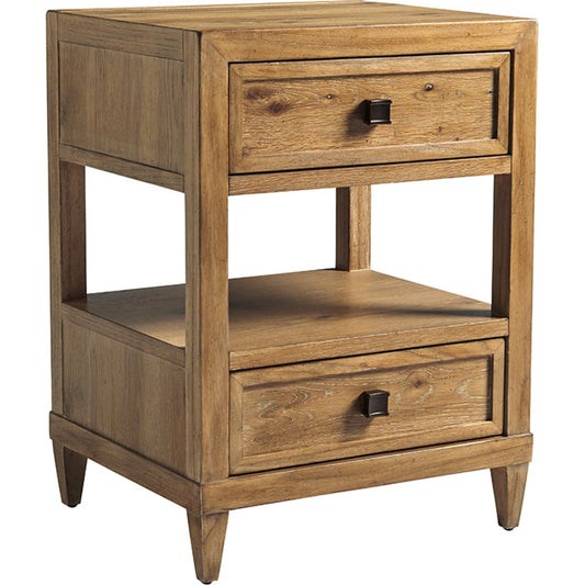 Reston Night Table by Tommy Bahama Home. Made from unique in a rustic style.