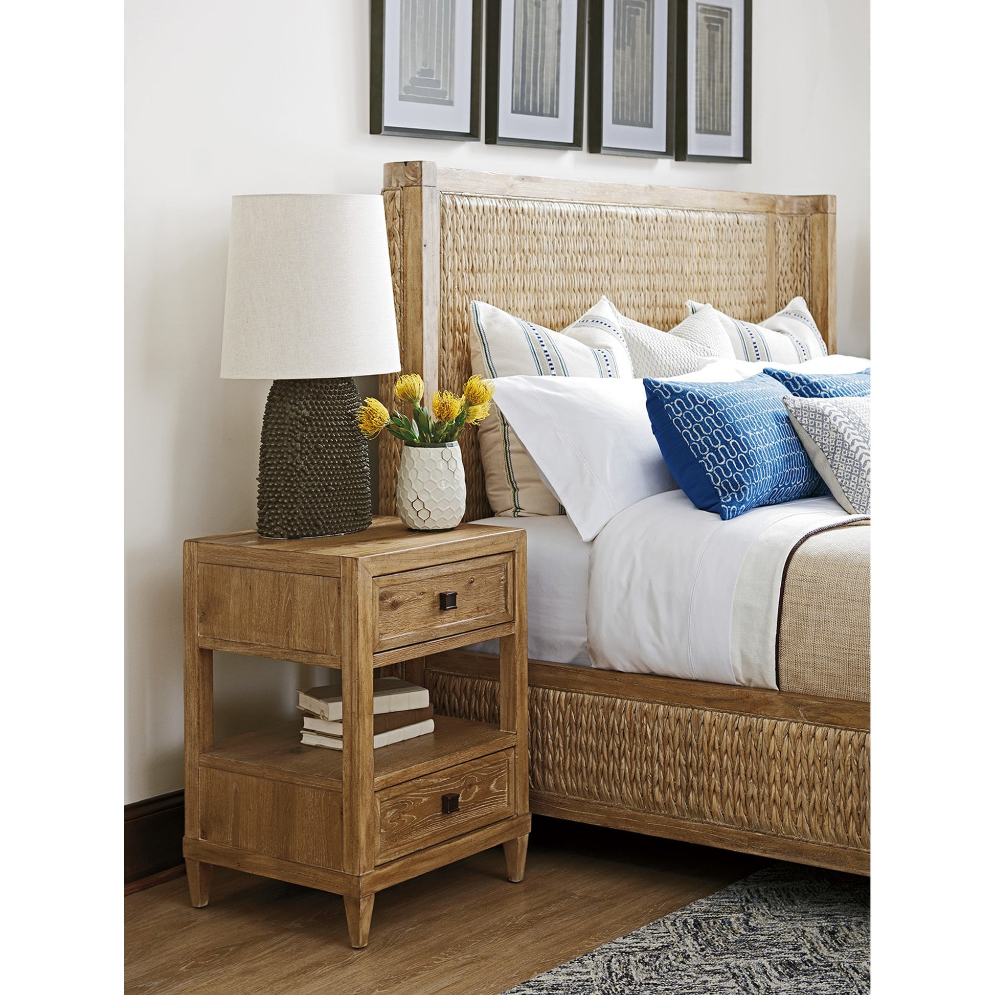 Ivory Coast Woven Bed by Tommy Bahama Home. Made from unique in a coastal style.