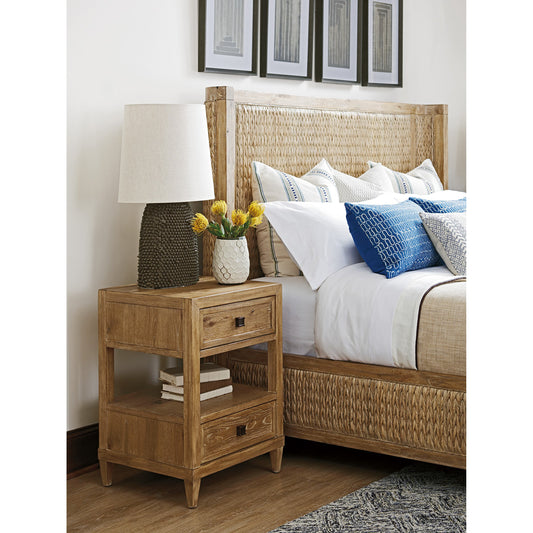 Reston Night Table by Tommy Bahama Home. Made from unique in a rustic style.