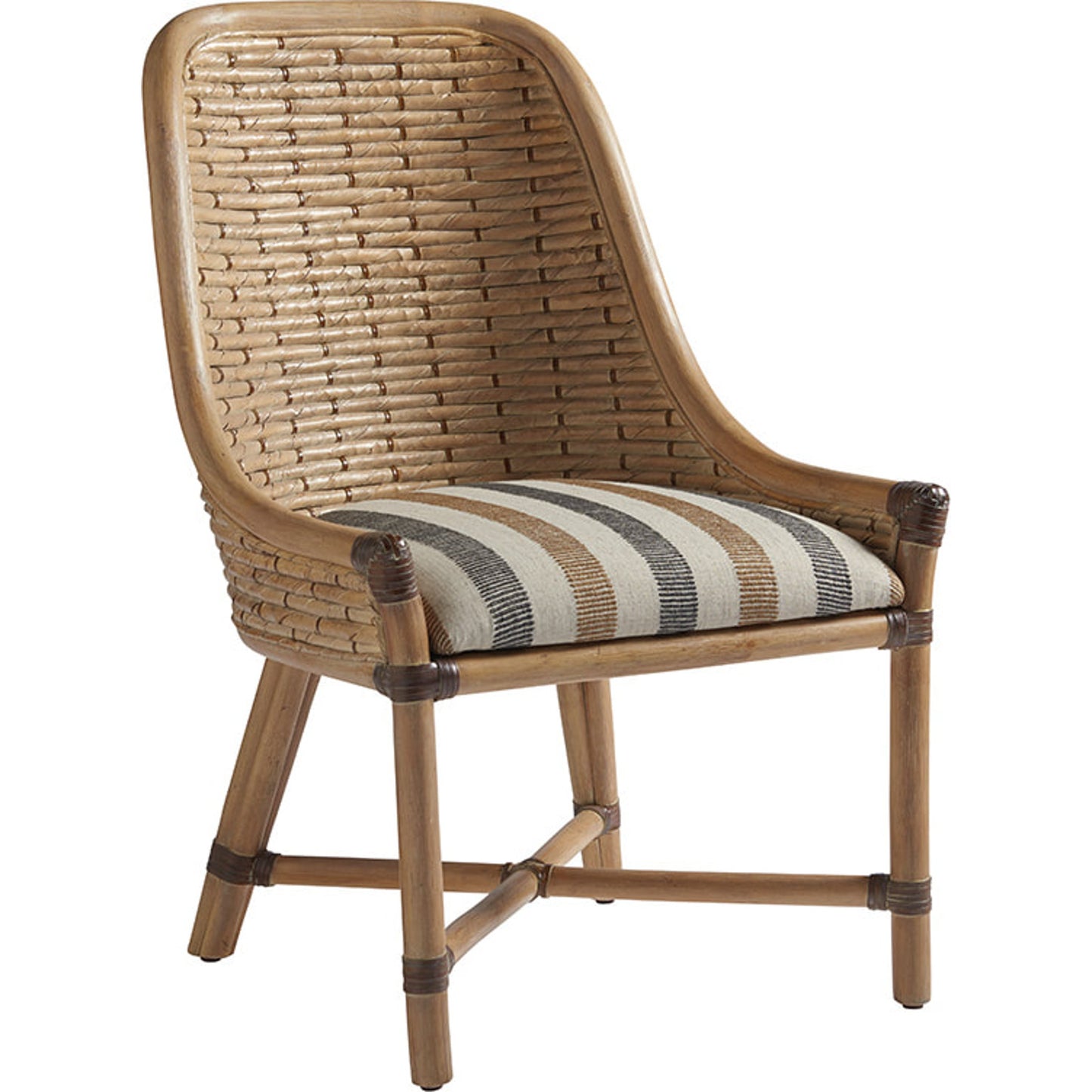 002 SR-836183 | Primary Silo | Keeling Woven Side Chair by Tommy Bahama Home. Made from unique in a coastal style.