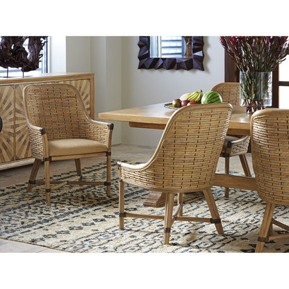 Keeling Woven Side Chair by Tommy Bahama Home. Made from unique in a coastal style.