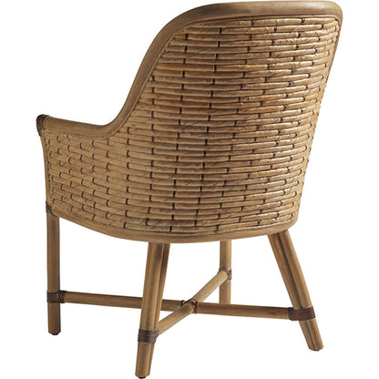 Keeling Woven Arm Chair by Tommy Bahama Home. Made from unique in a coastal style.