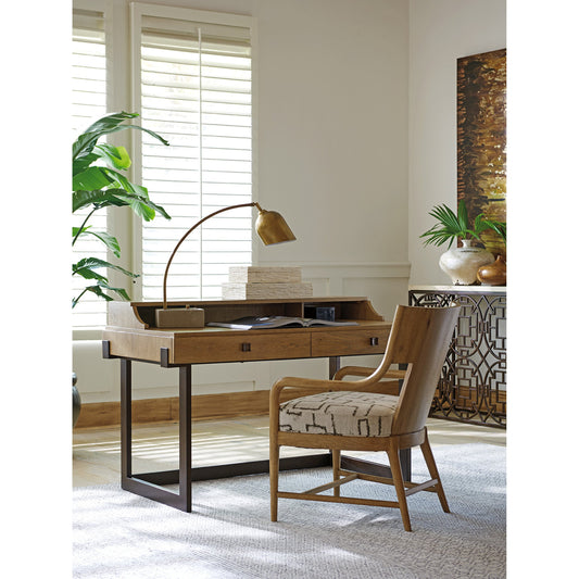 Kendelston Writing Desk by Tommy Bahama Home. Made from unique in a rustic style.