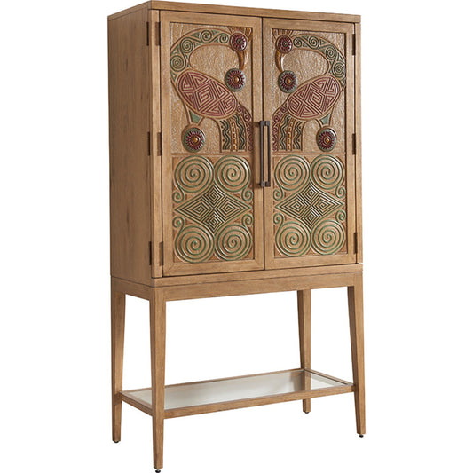 001 SR-835998 | Additional Silo | Cameroon Bar Cabinet by Tommy Bahama Home. Made from unique in a coastal style.