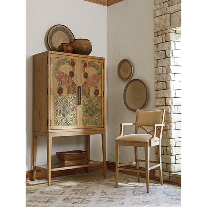 Cameroon Bar Cabinet by Tommy Bahama Home. Made from unique in a coastal style.