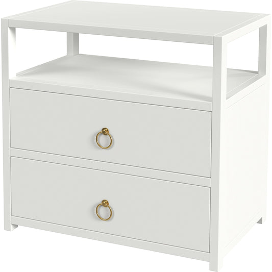 Lark Nightstand by Butler Specialty Company. Made from acacia wood, mdf, acacia veneer in a modern style.