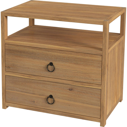Lark Nightstand by Butler Specialty Company. Made from acacia wood, mdf, acacia veneer in a modern style.