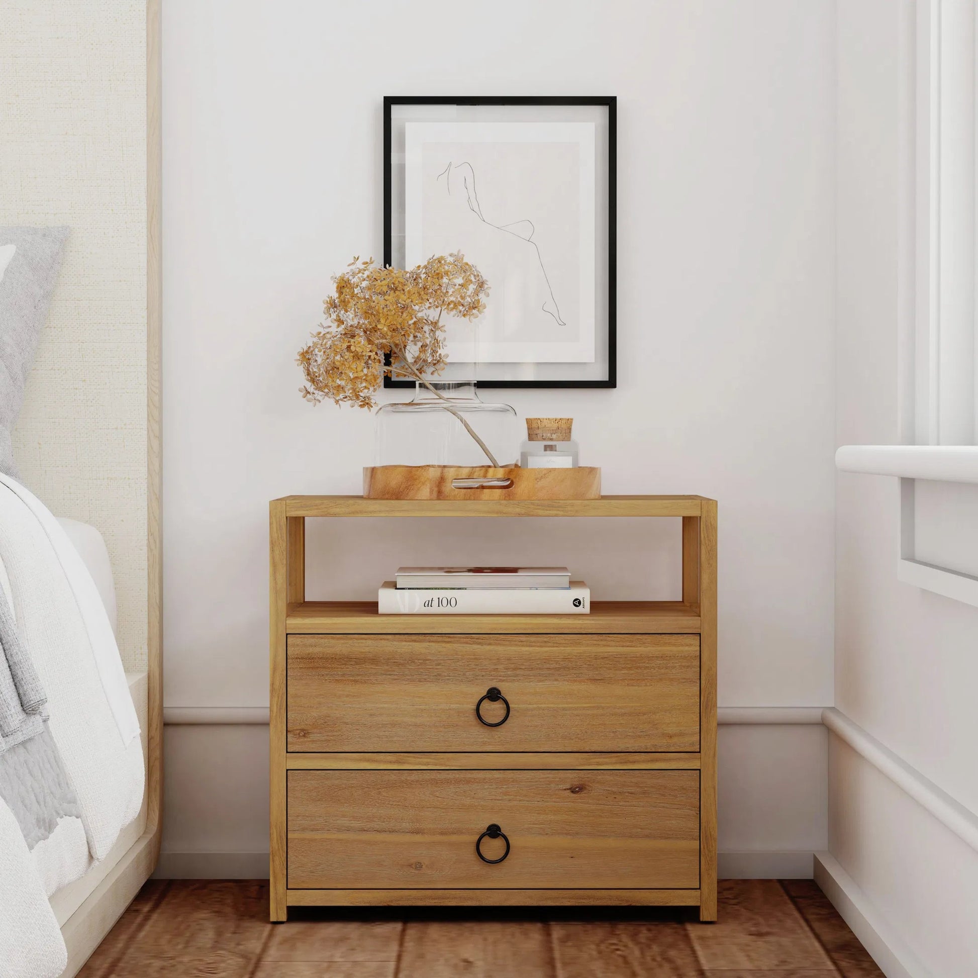 Lark 2-Drawer Nightstand by Butler Specialty Company. Made from unique in a modern style.