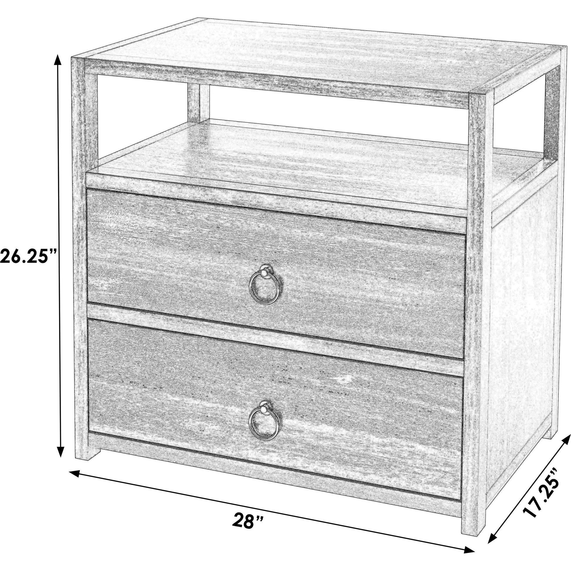 Lark 2-Drawer Nightstand by Butler Specialty Company. Made from unique in a modern style.