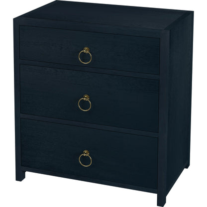 Lark 3 Drawer Nightstand by Butler Specialty Company. Made from acacia wood, mdf, acacia veneer in a modern style.