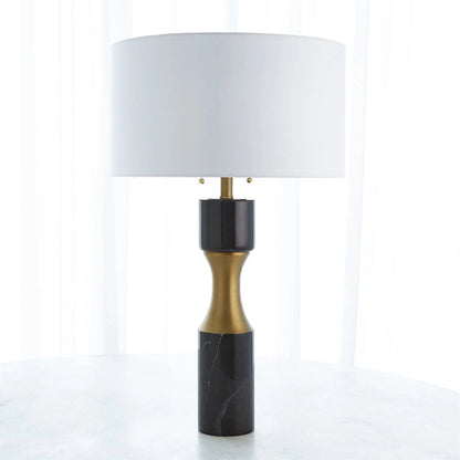 Marble Cinch Lamp by Global Views. Made from marble, brass in a transitional style.