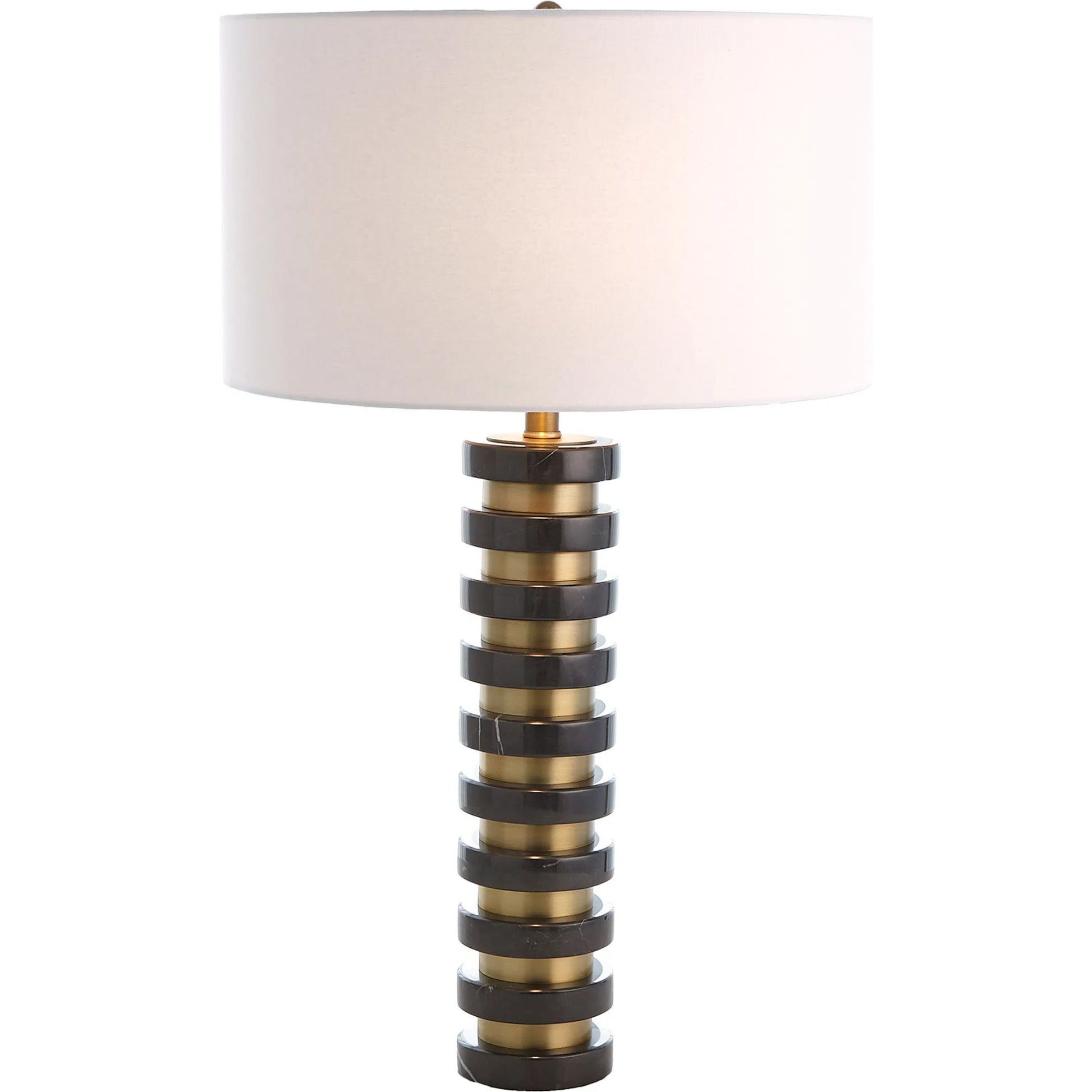 Marble Stack Lamp by Global Views. Made from unique in a transitional style.