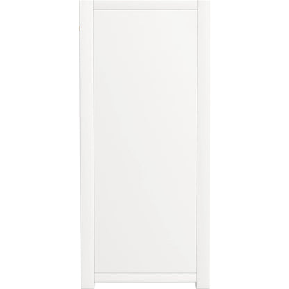 Lark 2 Door Cabinet with Storage by Butler Specialty Company in white and white. Made from mdf: 40%, acacia solids: 30%, acacia veneer: 30% in a modern style.