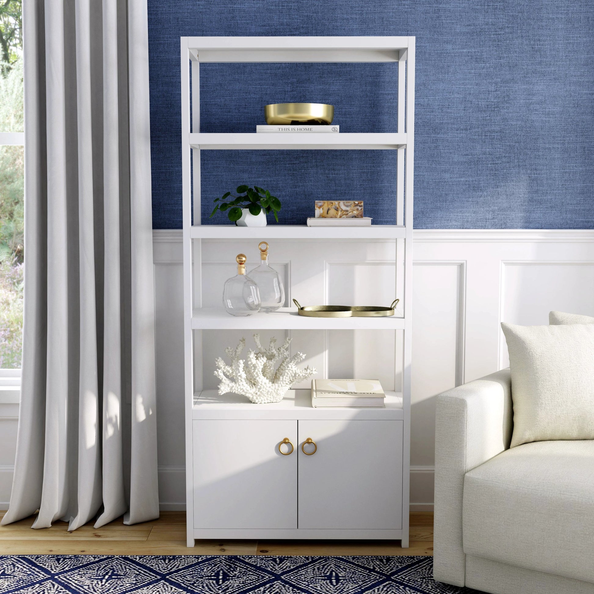 Lark 4-Tier Etagere Bookcase by Butler Specialty Company. Made from unique in a modern style.