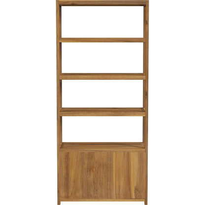 Lark Etagere Bookcase by Butler Specialty Company in natural. Made from pine solids, pine veneers, engineered wood in a transitional style.