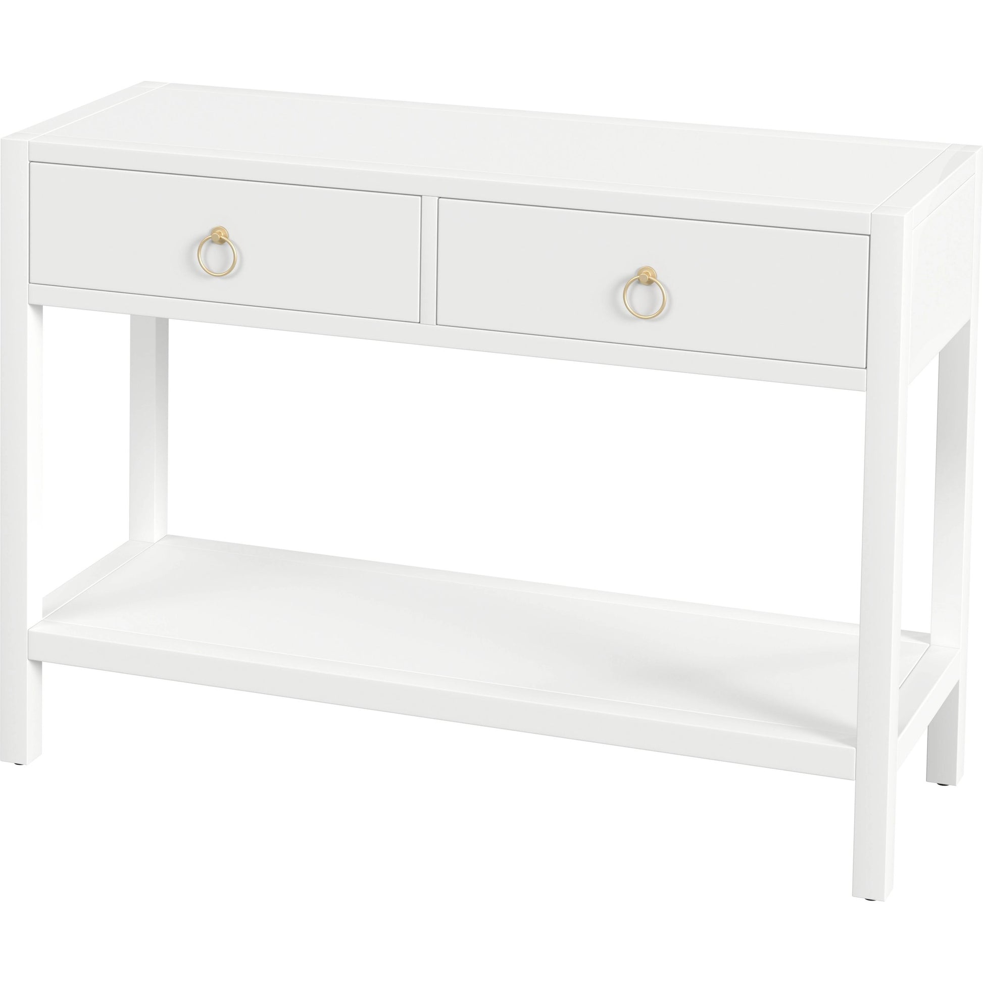 Lark 44" Console Table by Butler Specialty Company. Made from mdf: 55%, acacia solids: 45%, acacia veneers: 5% in a modern style.