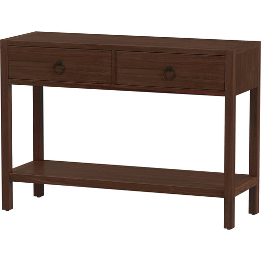 Lark Console Table by Butler Specialty Company in walnut. Made from mdf, acacia solids, acacia veneers in a unique style.