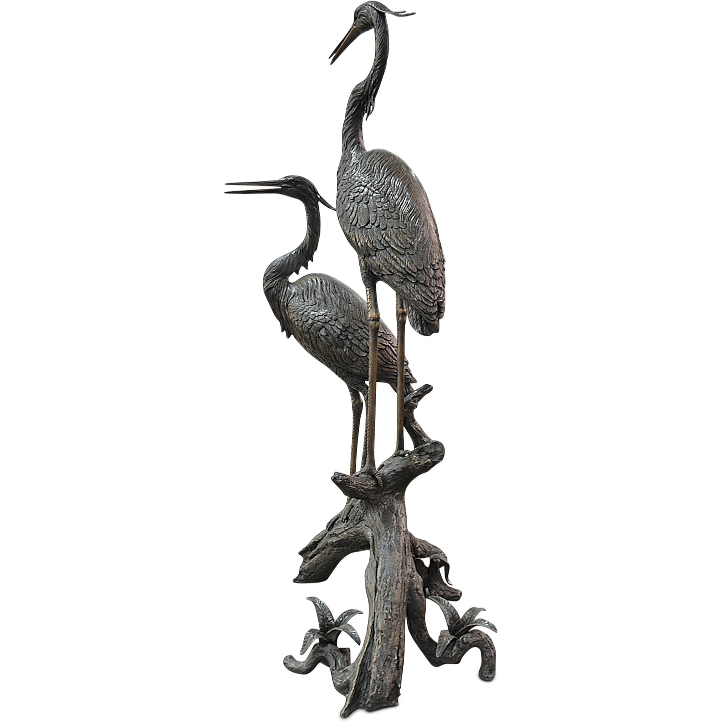 003 SI-2257180 | Additional Silo | Herons on Branch by Currey and Company in bronze. Made from bronze in a modern style.