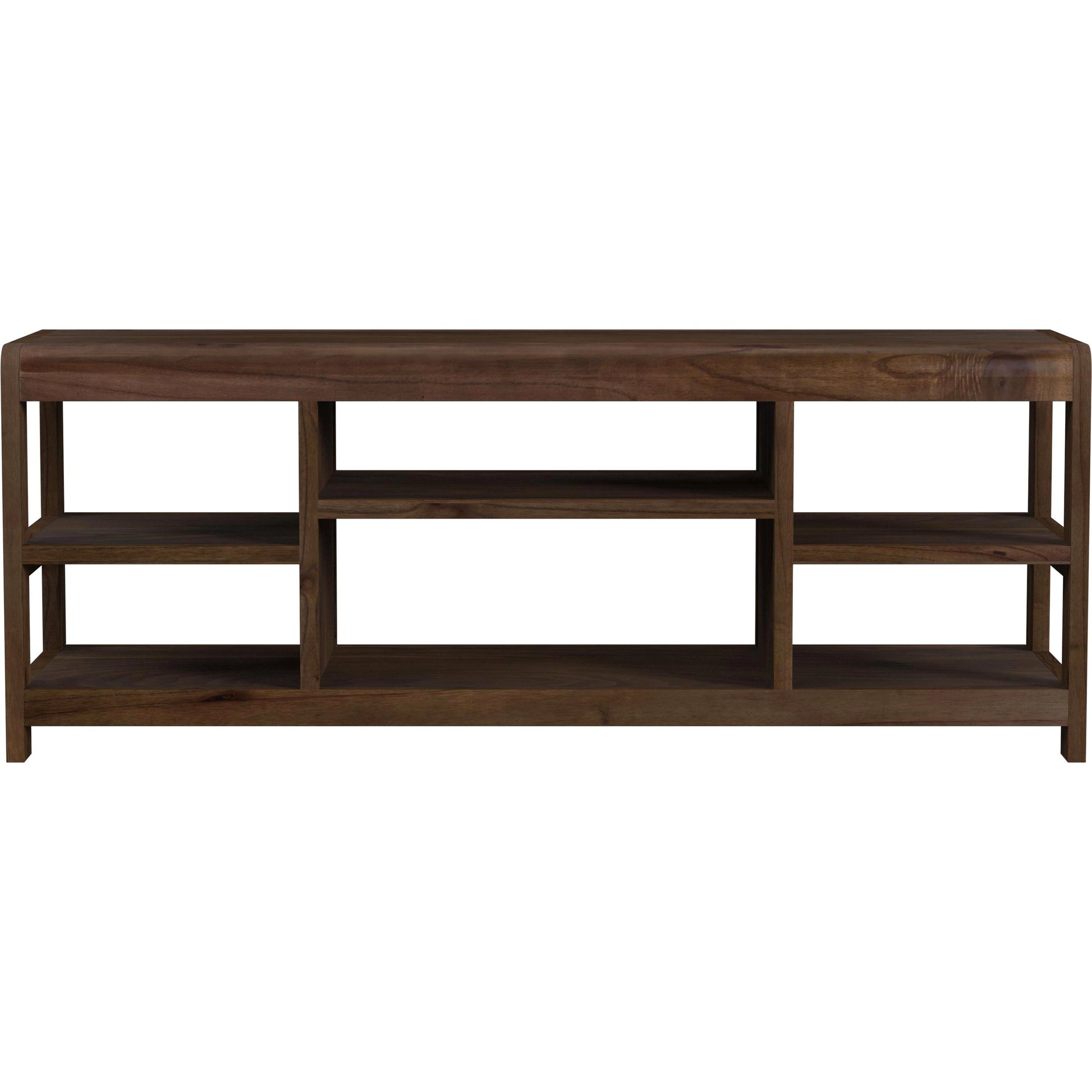 Hanover 44" TV Stand by Butler Specialty Company in dark brown and walnut. Made from meliaceae wood (mahogany) , mdf , walnut veneer in a modern style.