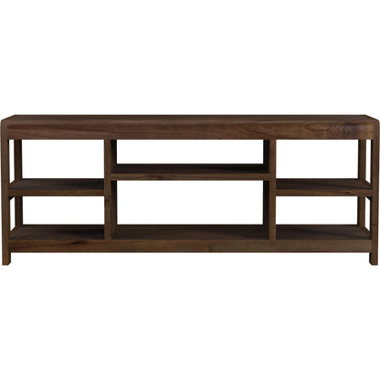 Hanover 44" TV Stand by Butler Specialty Company in dark brown and walnut. Made from meliaceae wood (mahogany) , mdf , walnut veneer in a modern style.