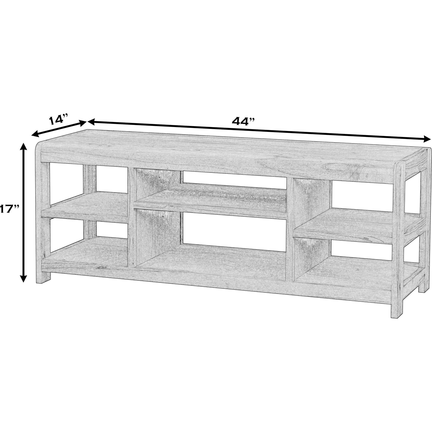 002 SI-2077766 | Additional Silo | Hanover 44" TV Stand by Butler Specialty Company in dark brown and walnut. Made from meliaceae wood (mahogany) , mdf , walnut veneer in a modern style.