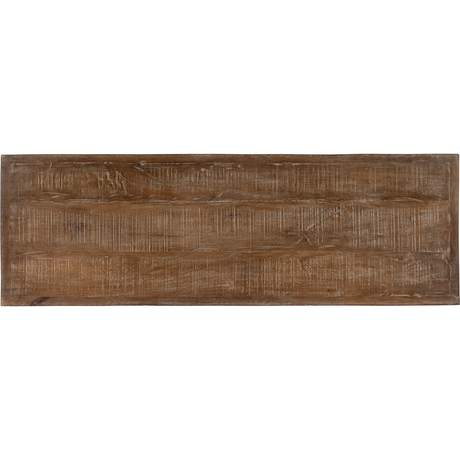 Croyden Console Table by Butler Specialty Company in medium brown and industrial chic. Made from iron, mango wood in a modern style.