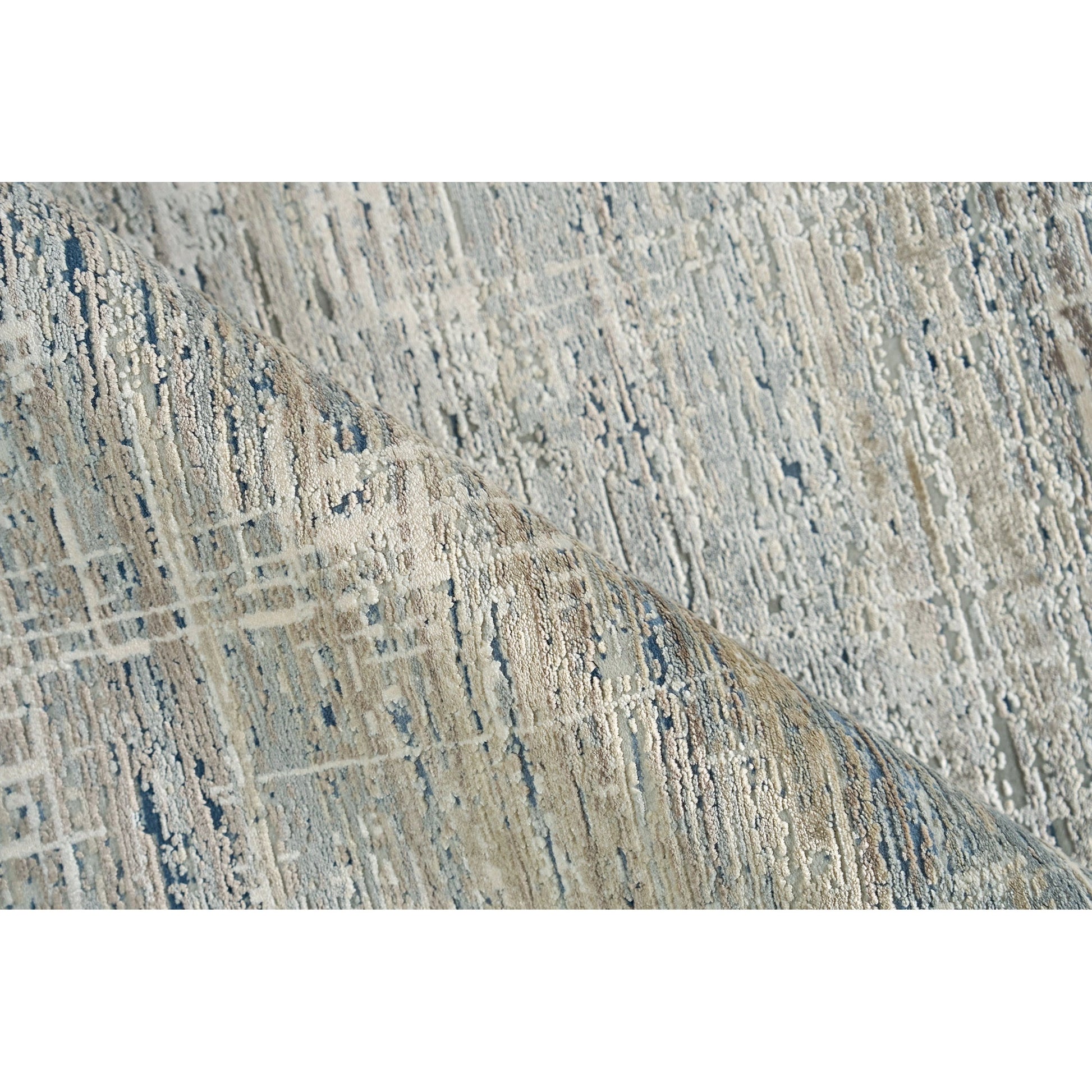 Mercuri 5684 Rug by Exquisite Rugs in light blue, blue. Made from acrylic, viscose in a unique style.