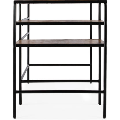 Jensen Iron and Wood Writing Desk by Butler Specialty Company in light brown and natural mango. Made from iron, mango wood in a modern style.