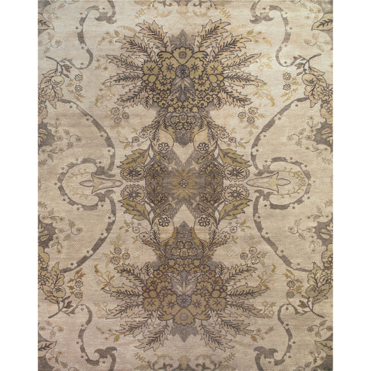 Vivendi Premium Wool Rug - 6402F by Feizy in ivory, gold. Made from wool in a unique style.