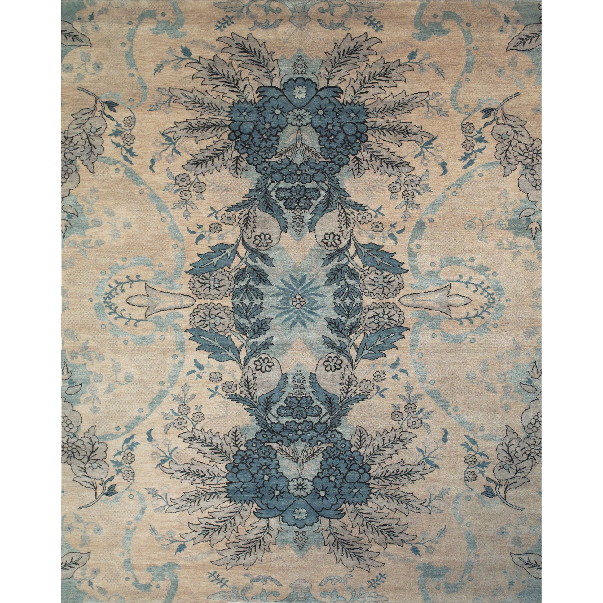 Vivendi Premium Wool Rug - 6402F by Feizy in ivory, gold. Made from wool in a unique style.