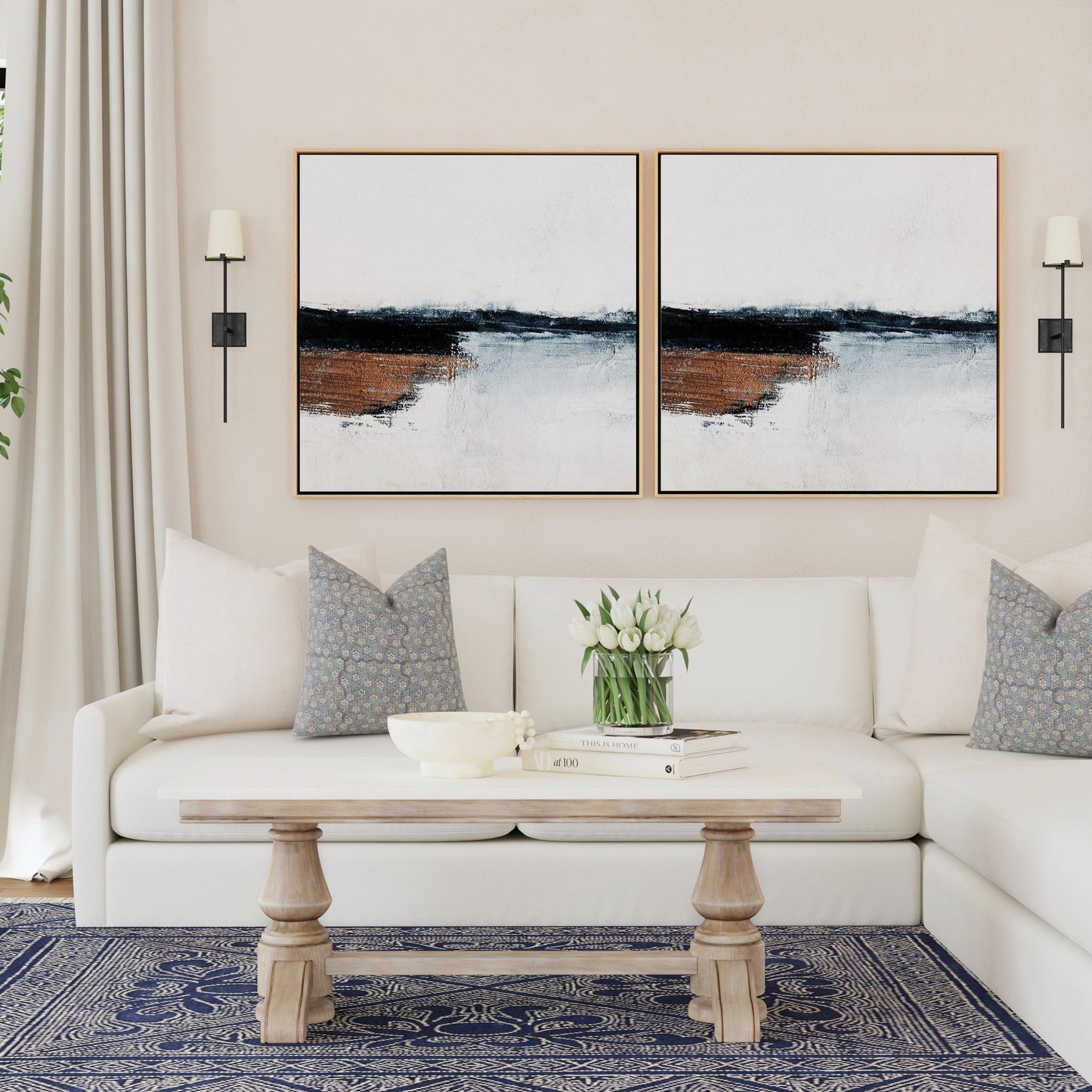 006 SI-2077775 | Lifestyle | Danielle Coffee Table by Butler Specialty Company in tan, beige and sandalwood beige. Made from marble, mahogany wood, mdf in a traditional style.