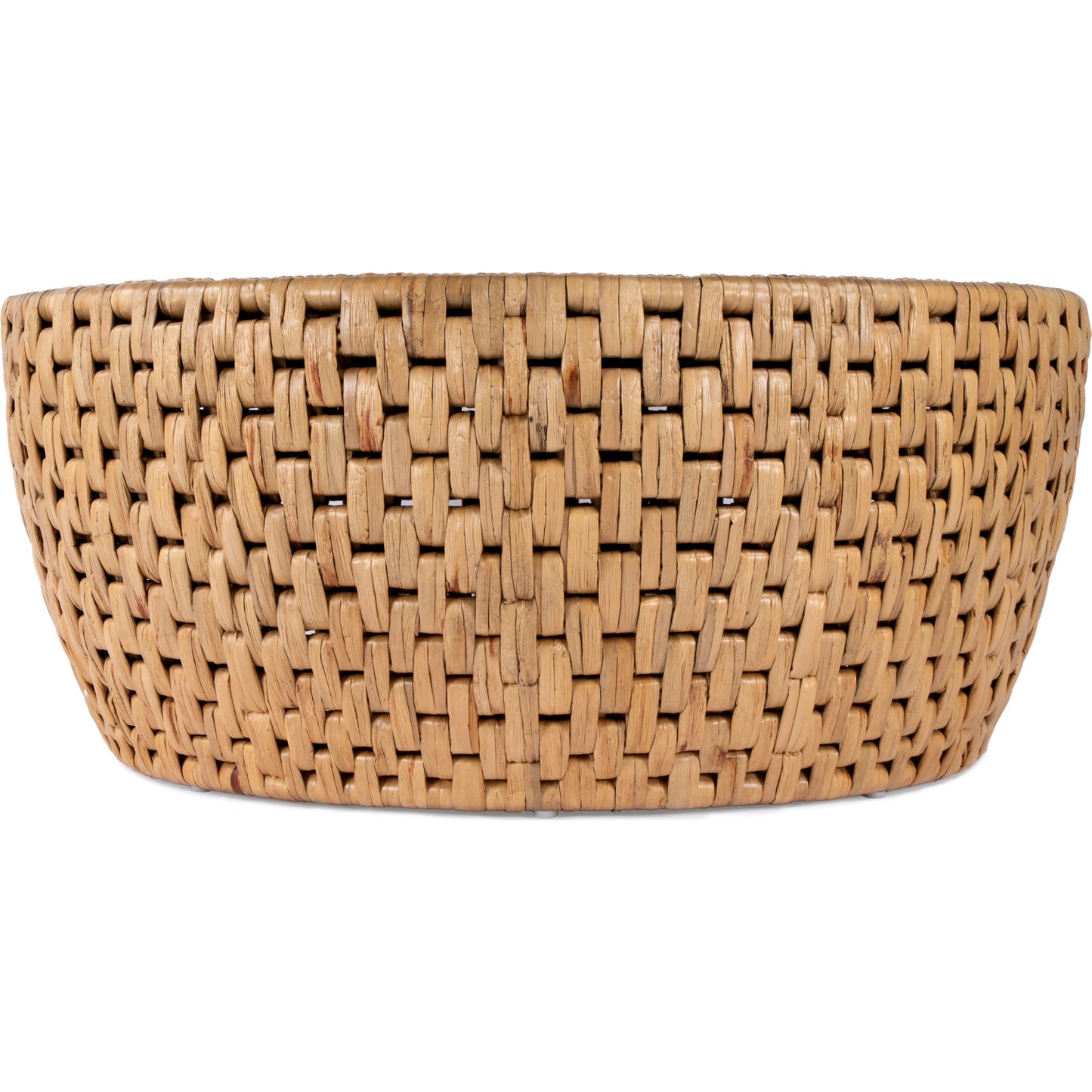 003 SI-2077779 | Additional Silo | Captiva Round Rattan Drum Coffee Table by Butler Specialty Company in natural and natural rattan. Made from mdf, mindi veneer, rattan in a cottage & farmhouse style.