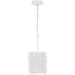 Urchin 1 Light Cylinder Mini Pendant by Varaluz. Made from steel in a unique style.