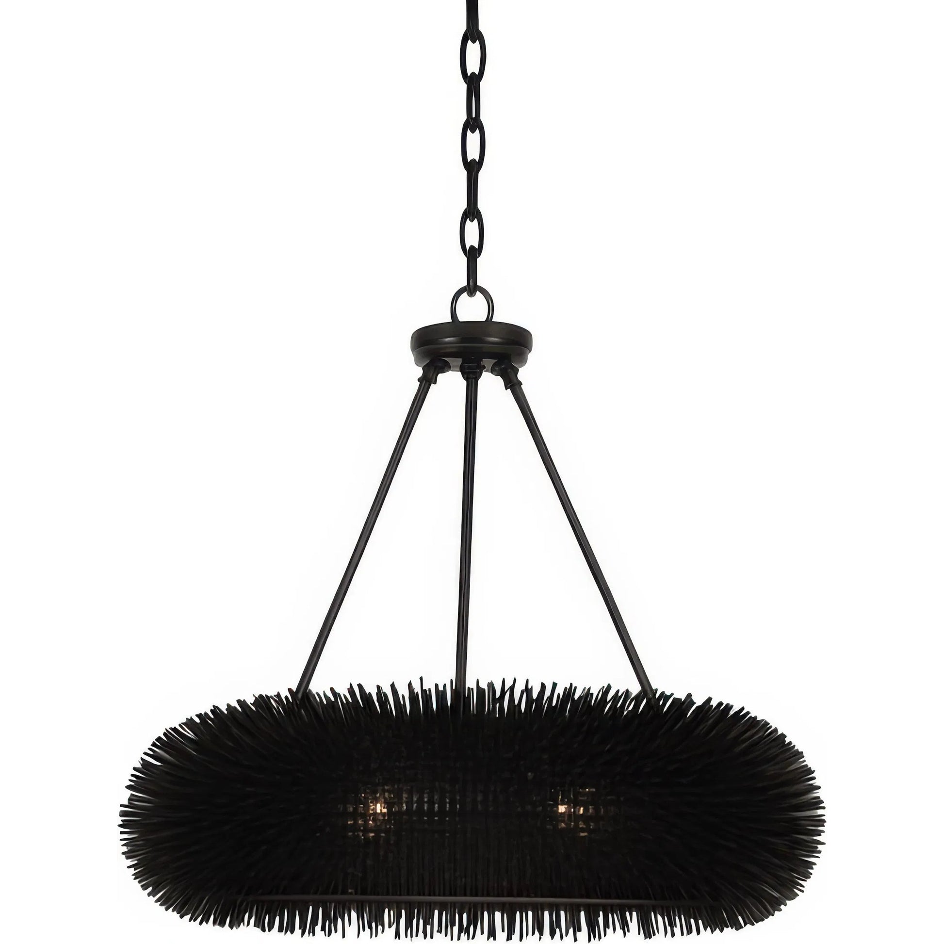 Urchin 6 Light Pendant by Varaluz. Made from steel in a unique style.