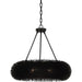 Urchin 6 Light Pendant by Varaluz. Made from steel in a unique style.