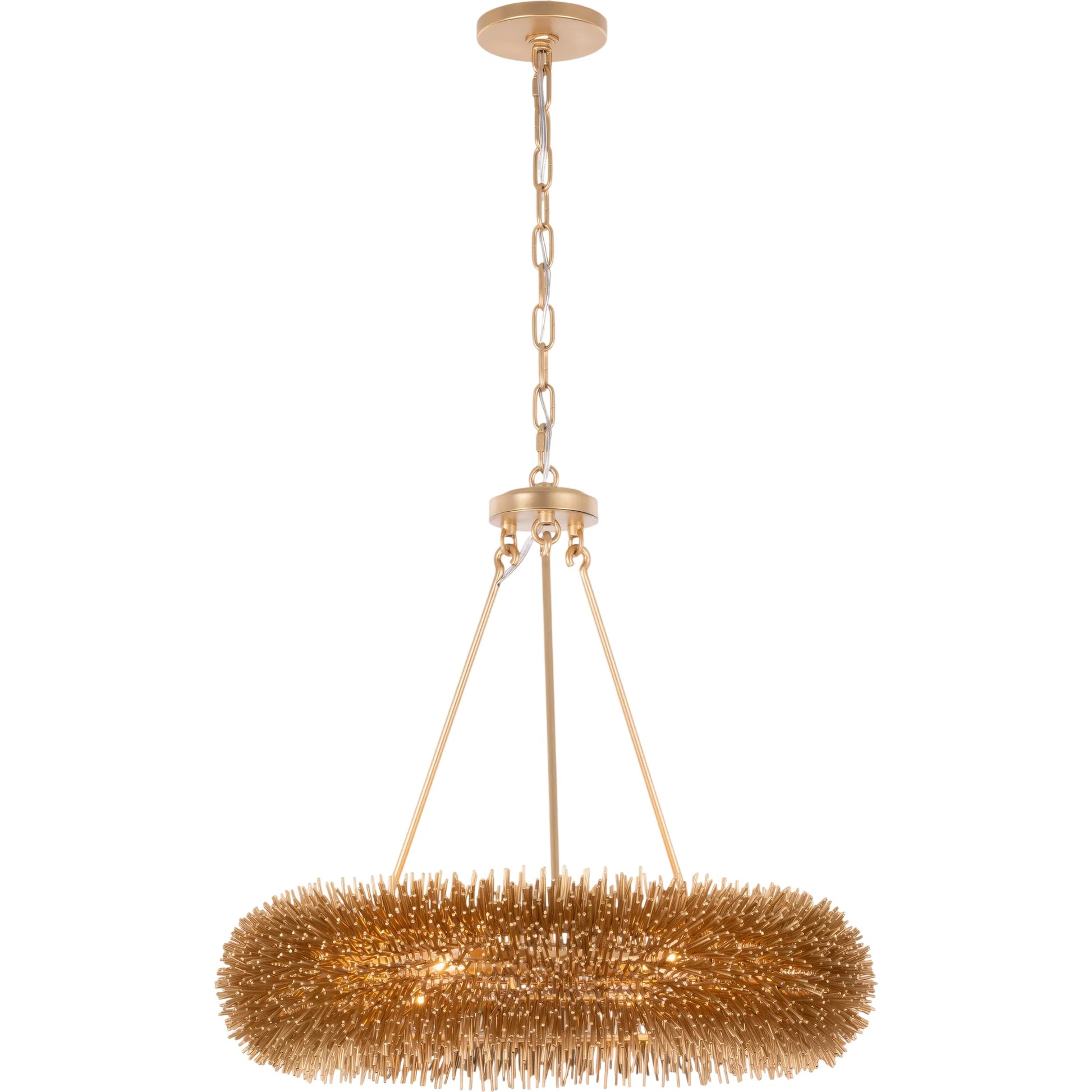 Urchin 6 Light Pendant by Varaluz. Made from steel in a unique style.