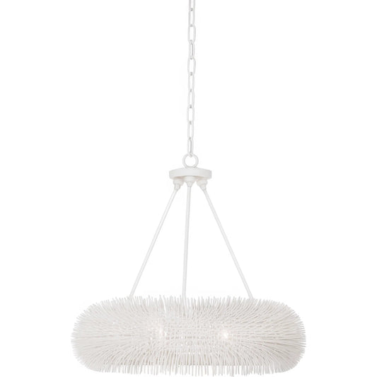 Urchin 6 Light Pendant by Varaluz. Made from steel in a unique style.