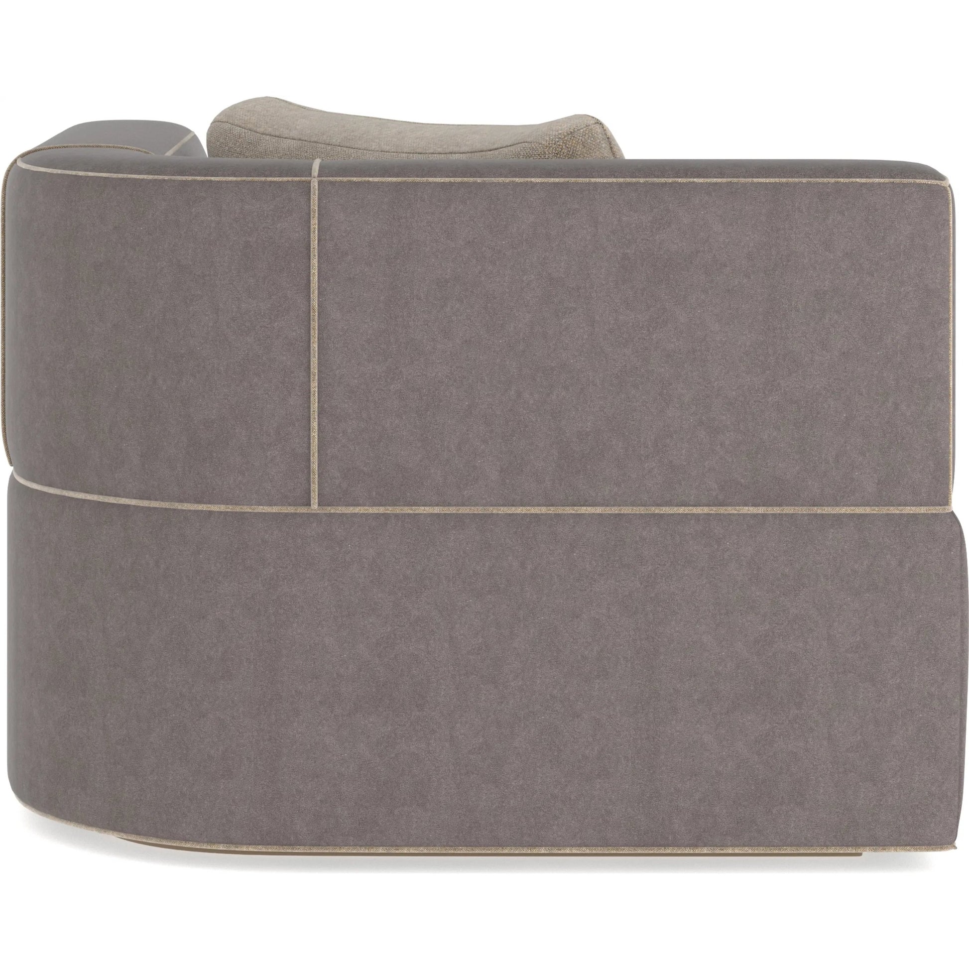 Marbella Chaise by Caracole in lucent bronze metallic paint. Made from unique in a transitional style.