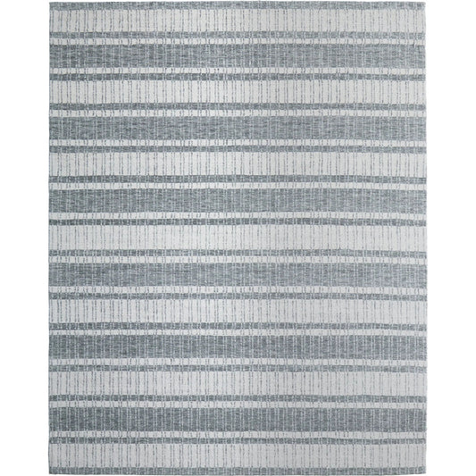 Aberdeen Stripes Rug - T29T8012 by Feizy in gray, white. Made from wool in a unique style.