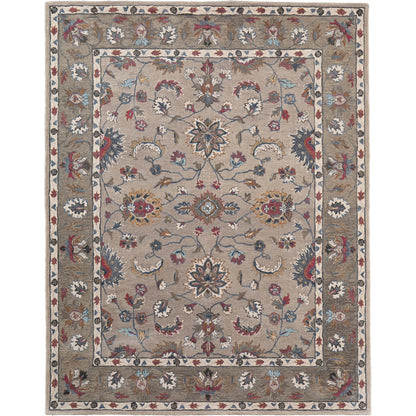Rylan Transitional Oriental Rug - 8642F by Feizy in ivory, taupe, blue. Made from wool in a unique style.