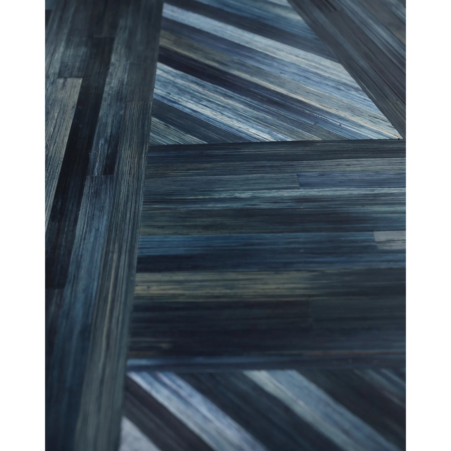 003 SI-2524464 | Additional Silo | Winter Harvest Tray Set by Currey and Company in blue. Made from straw, glass, engineered wood in a modern style.